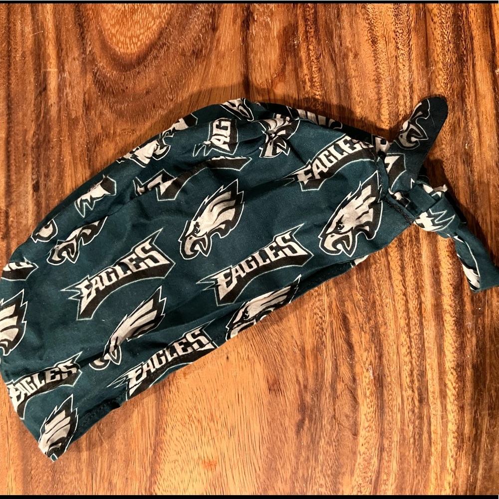 Philadelphia Eagles surgical scrub cap 🦅 💚